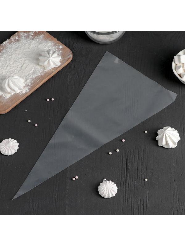 Кондитерские мешки KONFINETTA, 41×21 см (размер L), 10 шт, цвет прозрачный