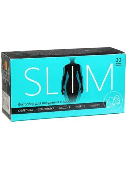 Фитосбор «Слим», облепиха, земляника, кассия, чабрец, имбирь, 20 фильтр-пакетов по 1,5 г