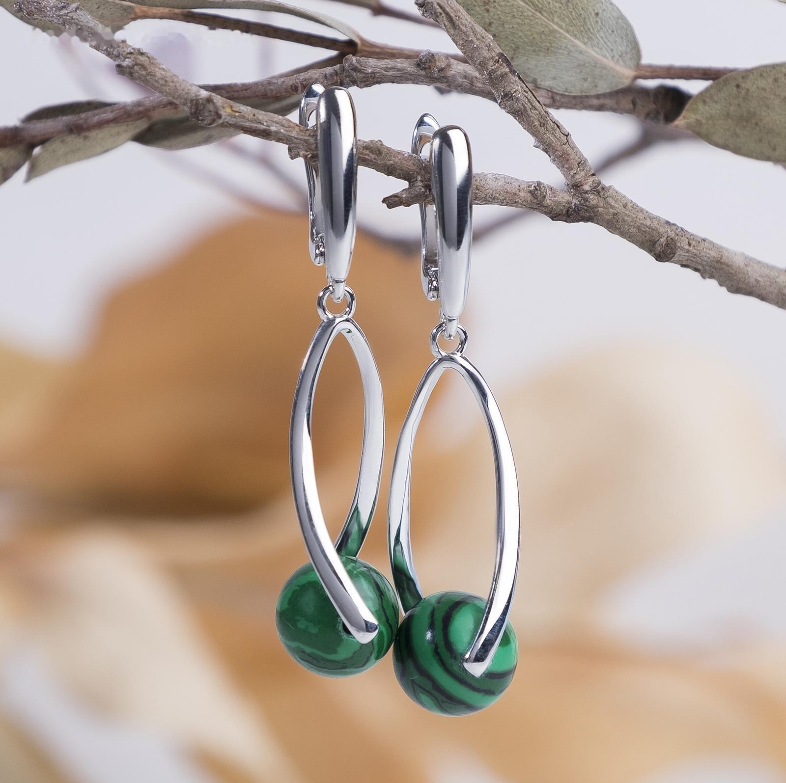 Серьги родирование шар №10 