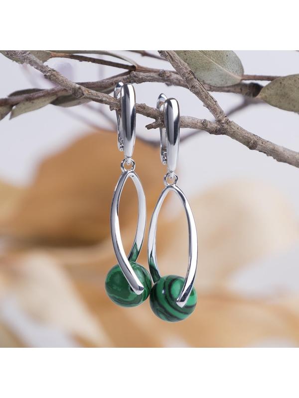 Серьги родирование шар №10 