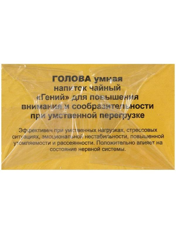 Травяной сбор «Голова умная. Гений», фильтр-пакет, 20 шт.