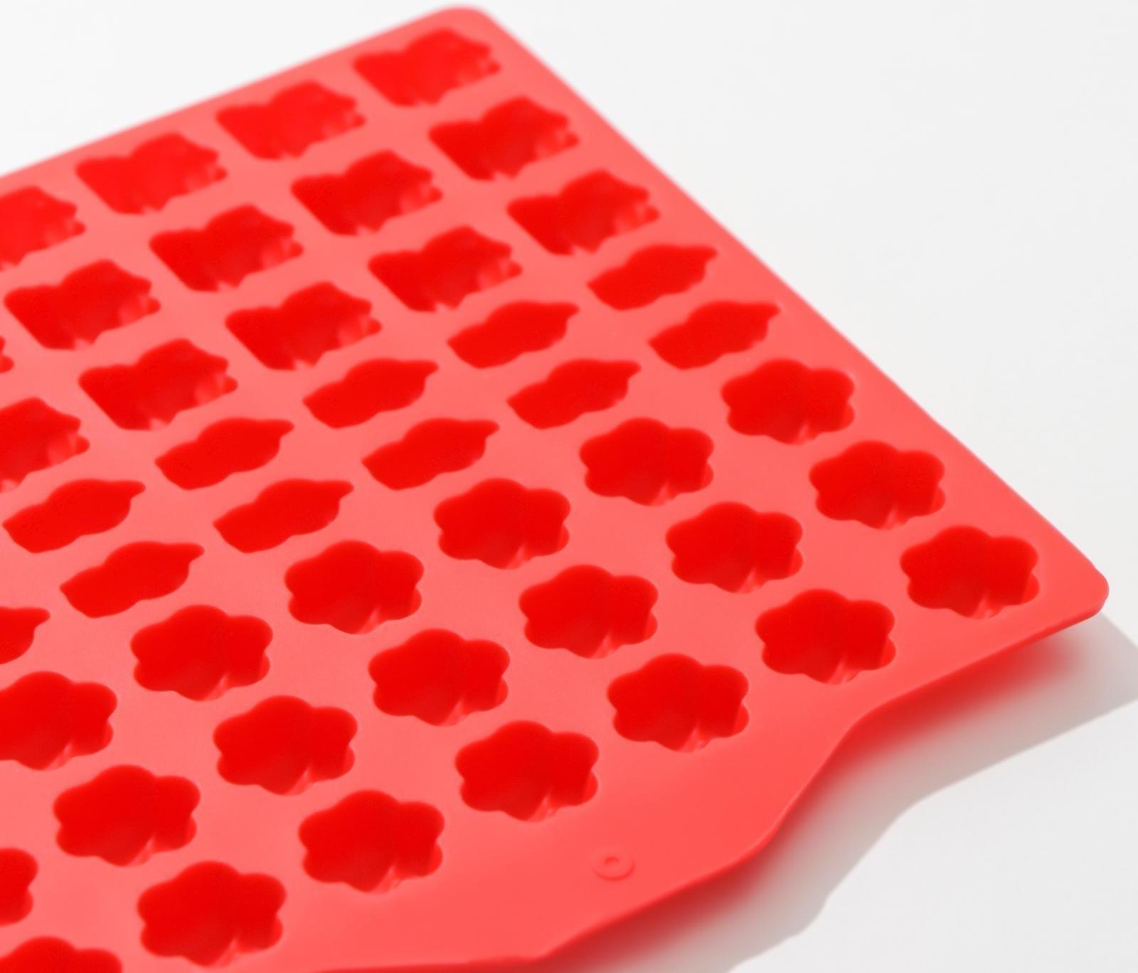 Форма для мармелада Доляна «Мяу», 17,5×18 см, 56 ячейки, цвет МИКС