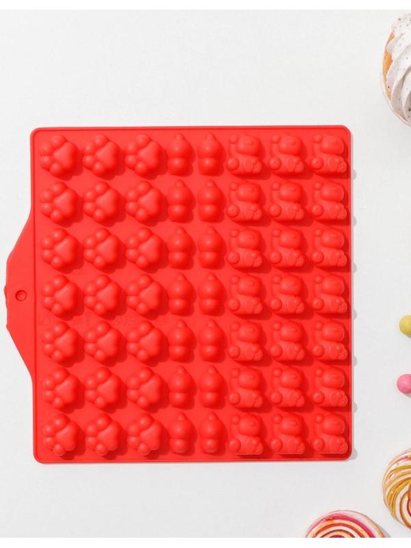 Форма для мармелада Доляна «Мяу», 17,5×18 см, 56 ячейки, цвет МИКС