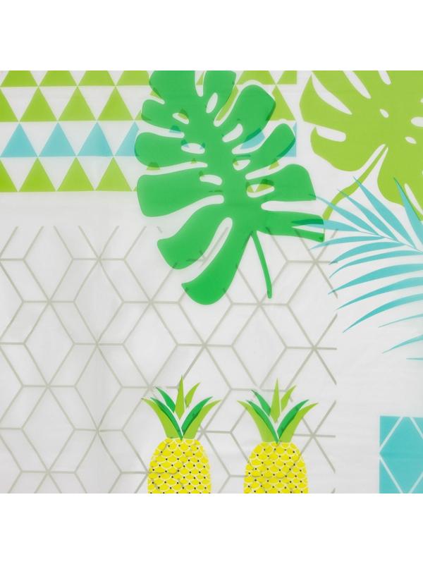 Штора для ванной Доляна «Фламинго», 180×180 см, EVA