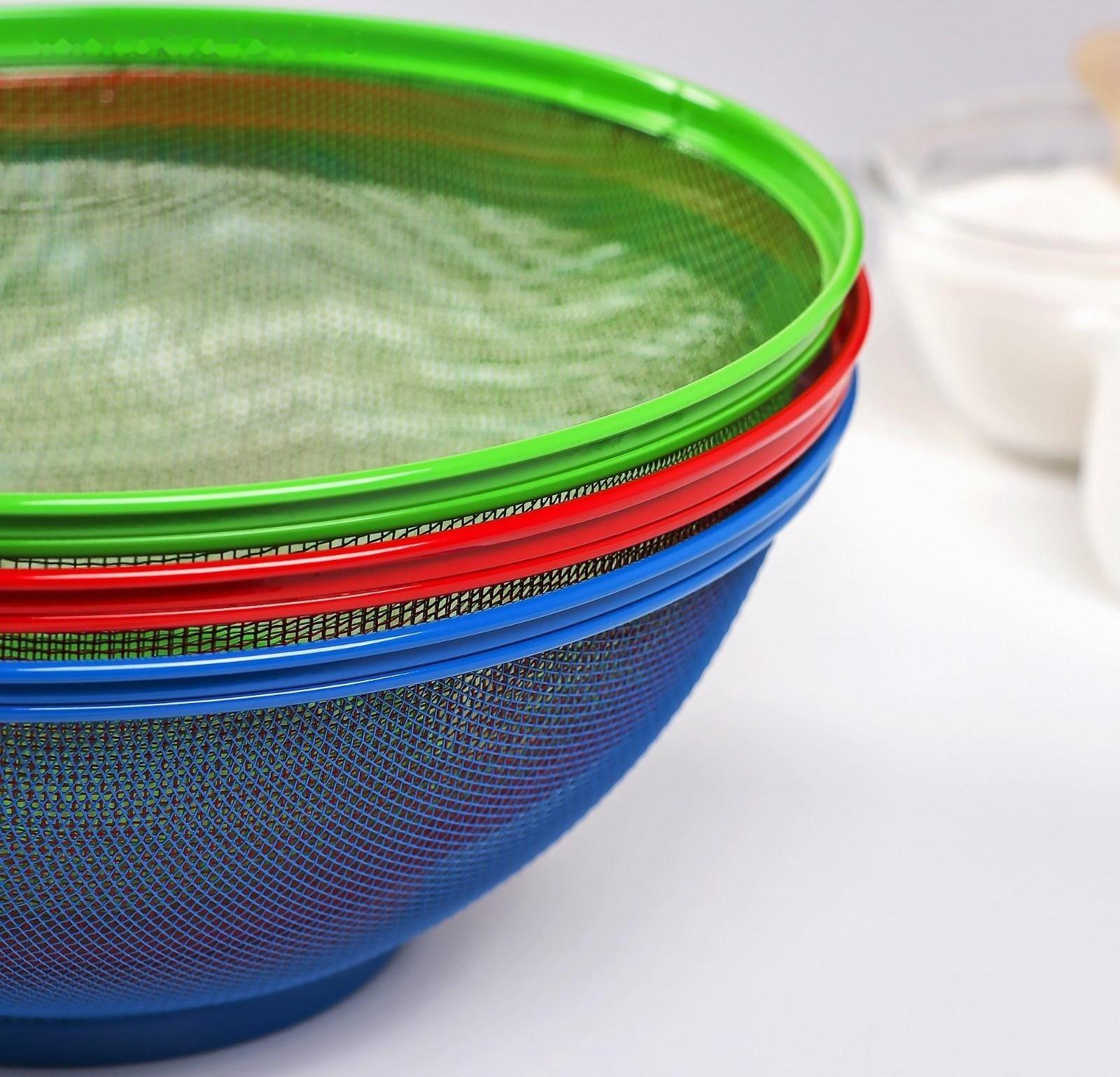 Сито с крышкой для хранения продуктов Доляна «Вкус», d=28 см, цвет МИКС