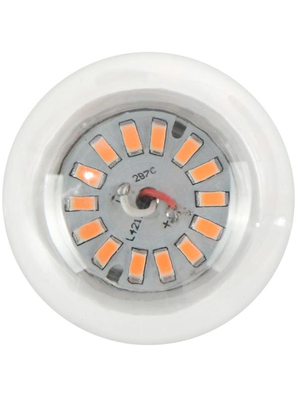 Фитолампа светодиодная Luazon, А60, E27, 9 Вт, IP44, 220 В, 270°, мультиспектральная