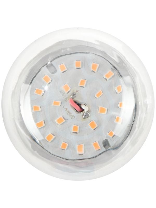 Фитолампа светодиодная Luazon, А60, E27, 12 Вт, IP44, 220 В, 270°, мультиспектральная