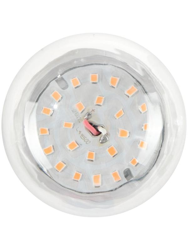 Фитолампа светодиодная Luazon, А60, E27, 15 Вт, IP44, 220 В, 270°, мультиспектральная