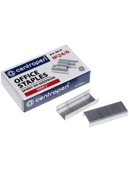 Скобы для степлера №24/6 Centropen, 1000 шт.
