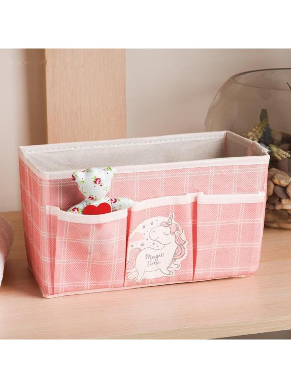 Короб для хранения с 3 карманами 