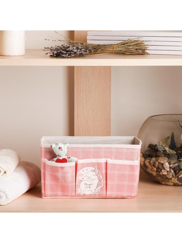 Короб для хранения с 3 карманами 