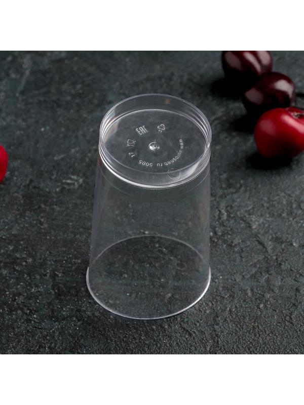 Стакан одноразовый «Конический экстра», 150 мл, прозрачный