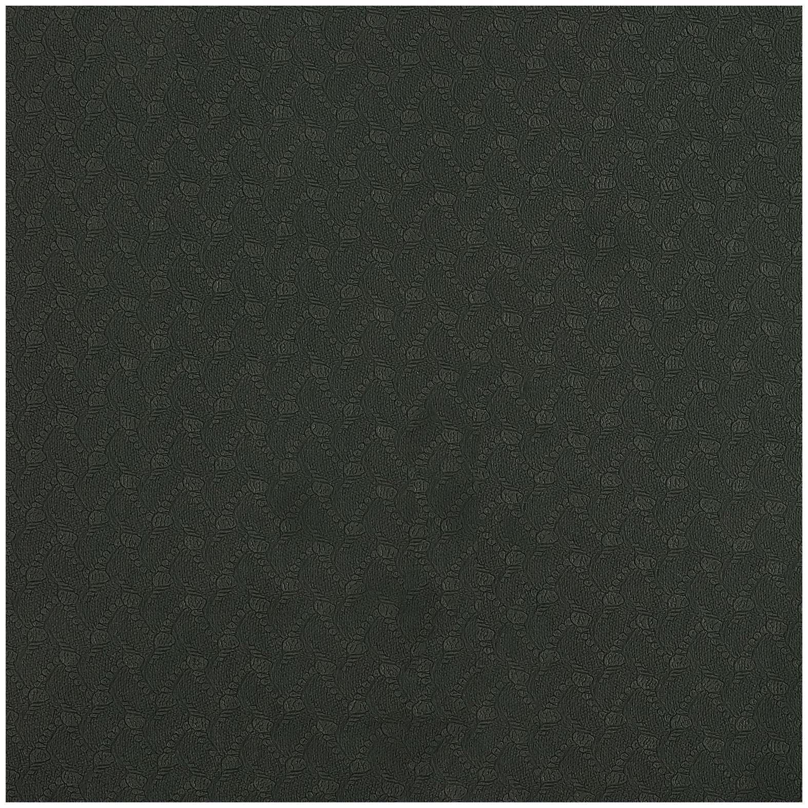 Коврик для йоги 183 × 61 × 0,8 см, двухцветный, цвет тёмно-зелёный