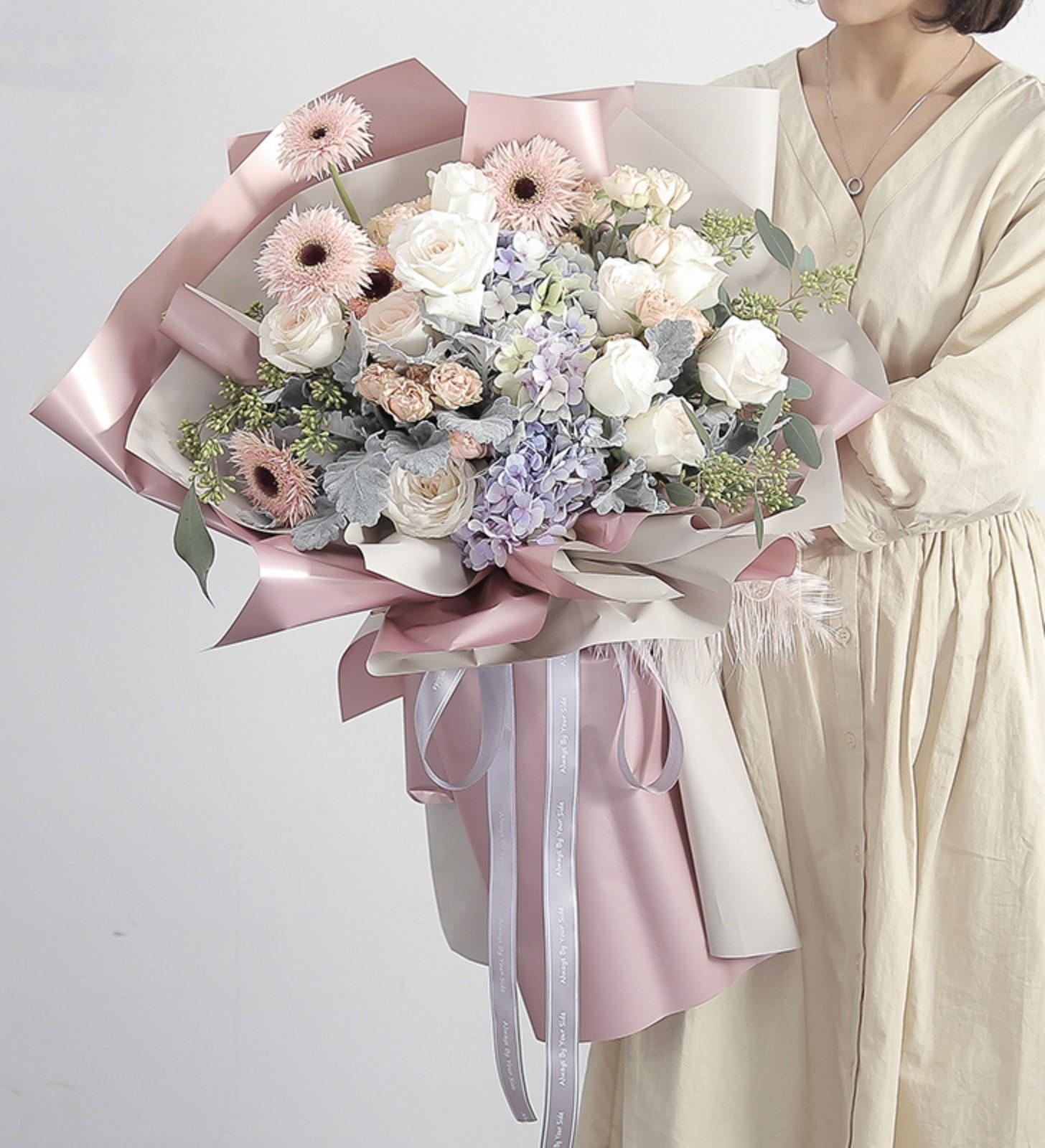 Пленка матовая для цветов, двухсторонняя, 