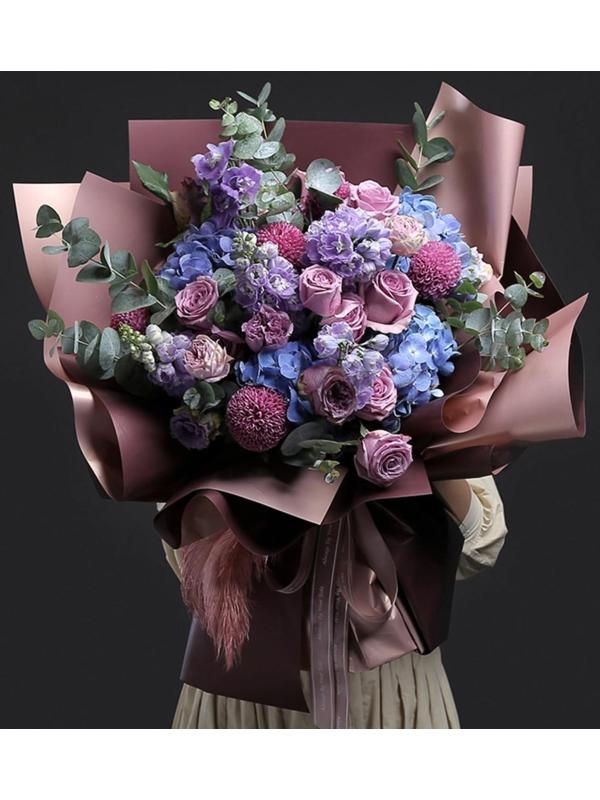 Пленка матовая для цветов, двухсторонняя, 