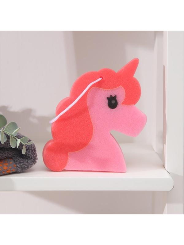 Губка для тела Доляна «Единорожка», цвет МИКС