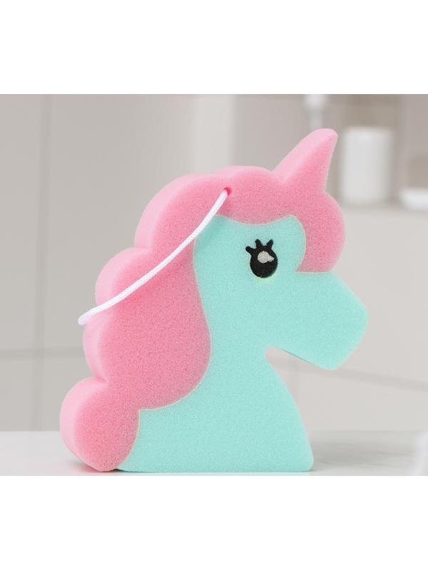 Губка для тела Доляна «Единорожка», цвет МИКС