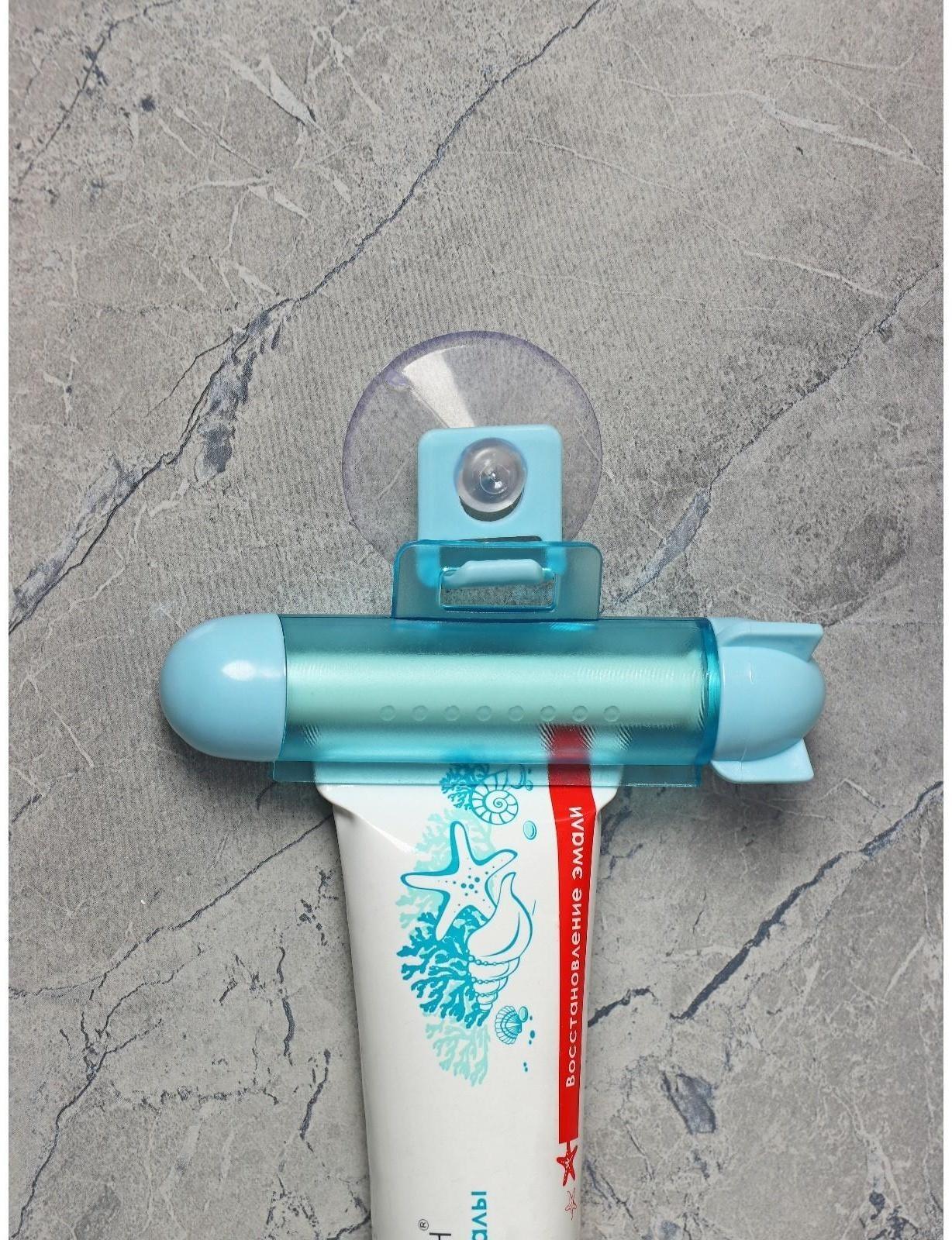 Выдавливатель для зубной пасты на присоске, цвет МИКС