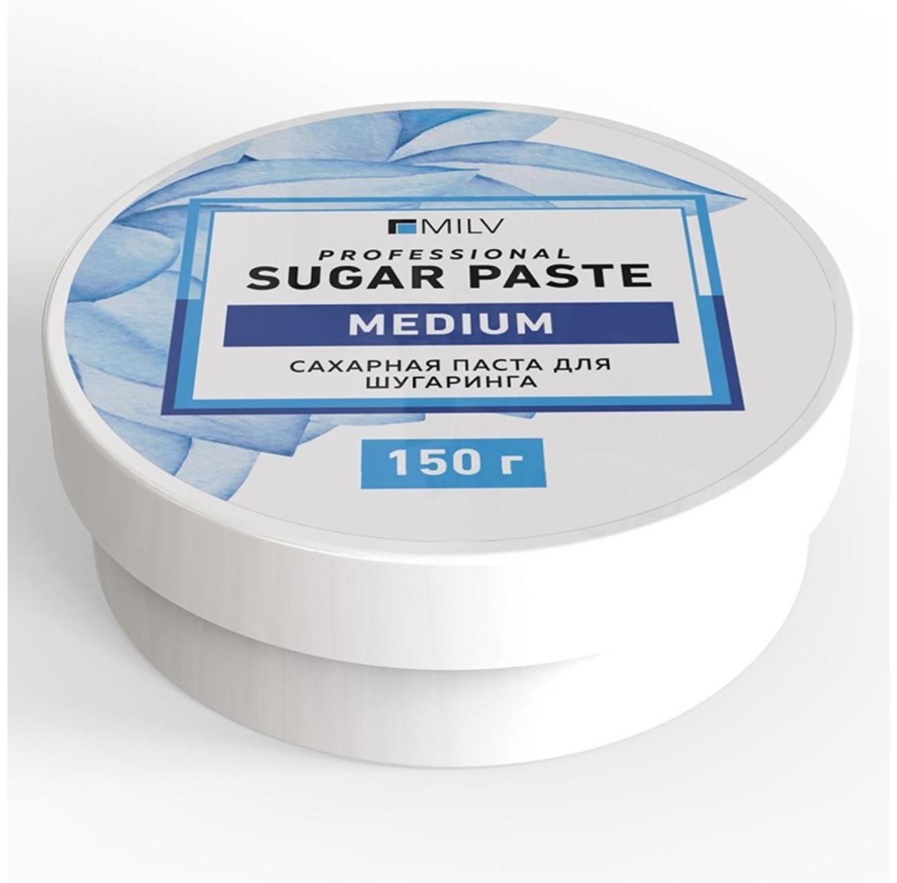 Сахарная паста для шугаринга Milv Sugar, средняя, 150 г