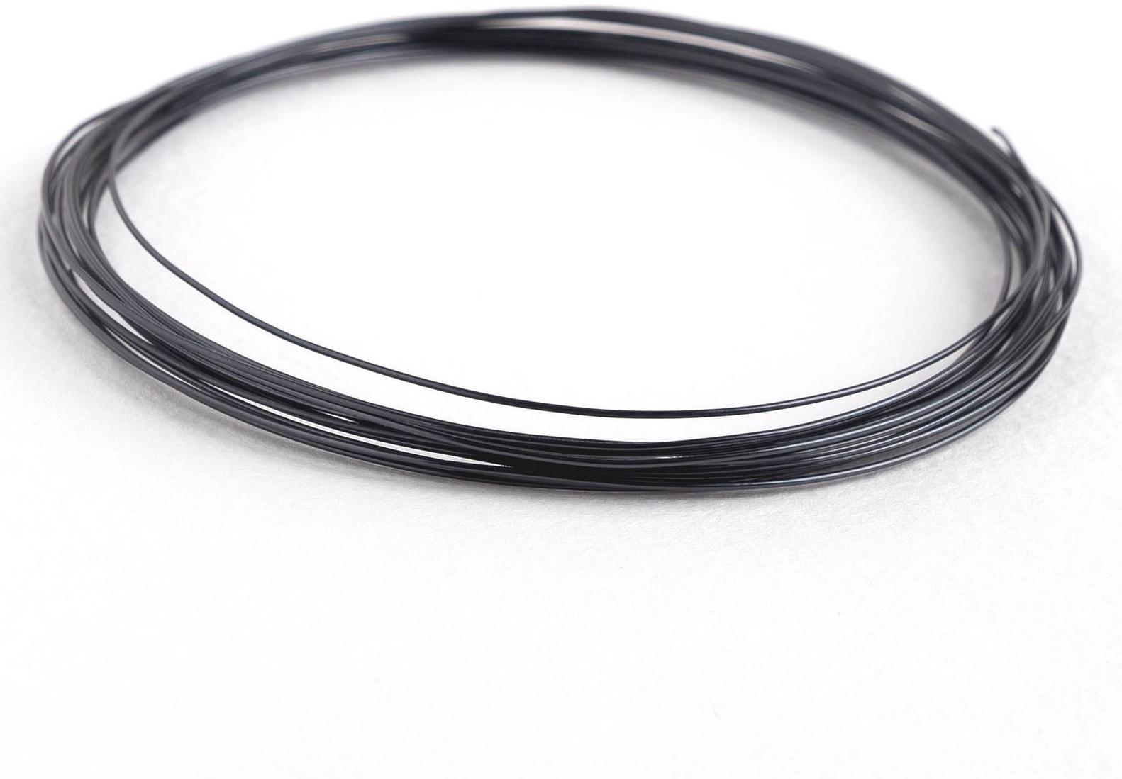 Проволока для плетения D=0.8мм, намотка 5м, цвет чёрный