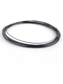 Проволока для плетения D=0.8мм, намотка 5м, цвет чёрный