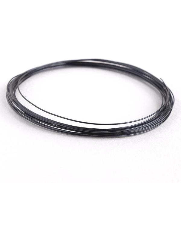 Проволока для плетения D=0.8мм, намотка 5м, цвет чёрный