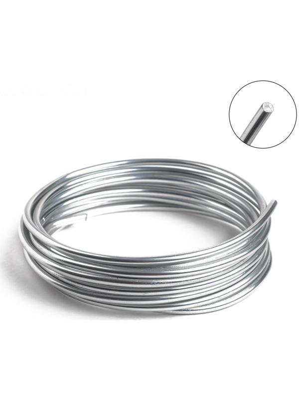 Проволока для плетения D=3.8мм, намотка 3м, цвет серебра