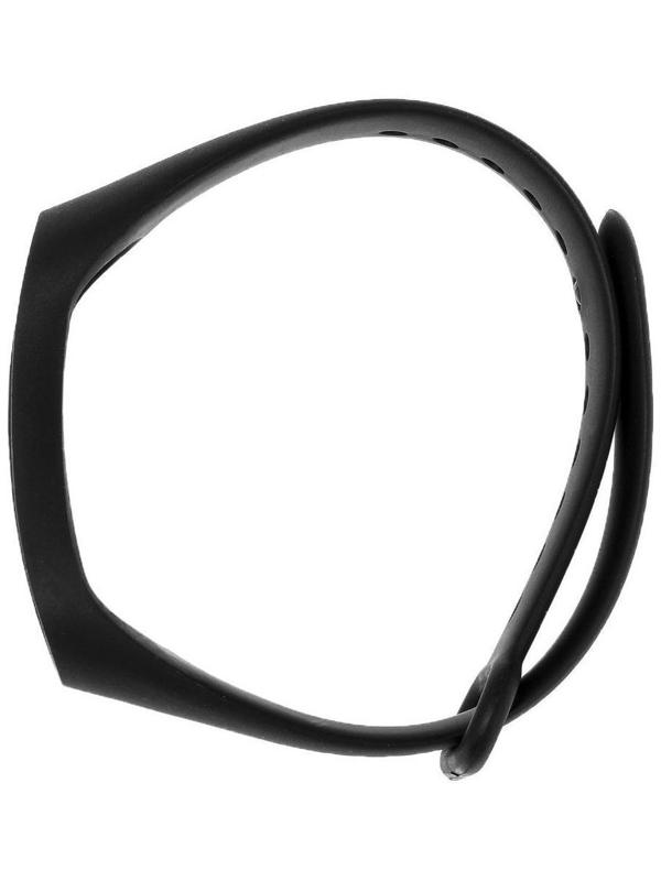 Ремешок для фитнес-браслета Mi Band 3/4 LuazON, черный