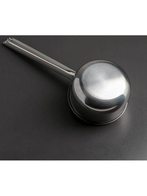 Ковш из нержавеющей стали, 1,1 л, 39×14,5×8 см, металлическая ручка