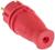 Вилка переносная В16-001, 16 А, 250 В, IP44, с з/к, каучук, красная