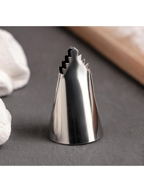 Насадка кондитерская, d=2,6 см, выход 1,7 см,нержавеющая сталь