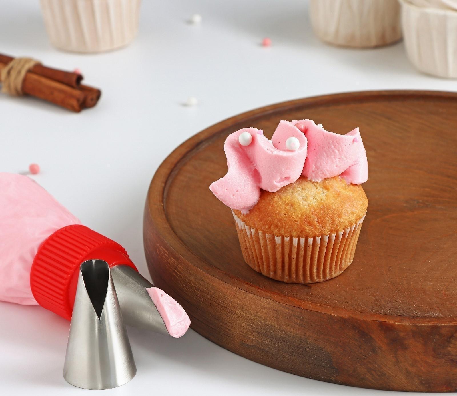 Насадка кондитерская d=3 см, выход 1,5 см, нержавеющая сталь