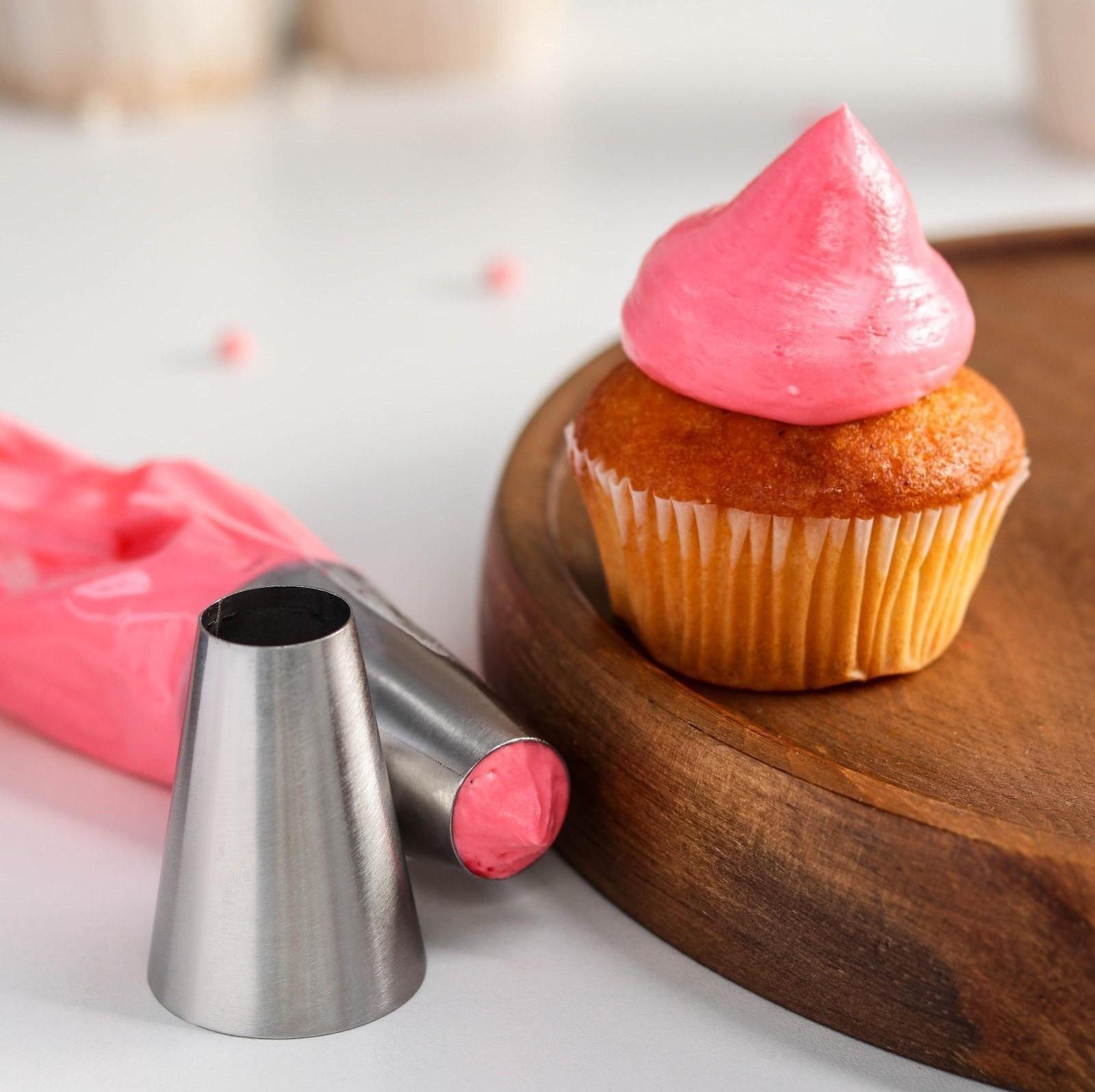 Насадка кондитерская, d=3,5 см, выход 1,8 см, нержавеющая сталь