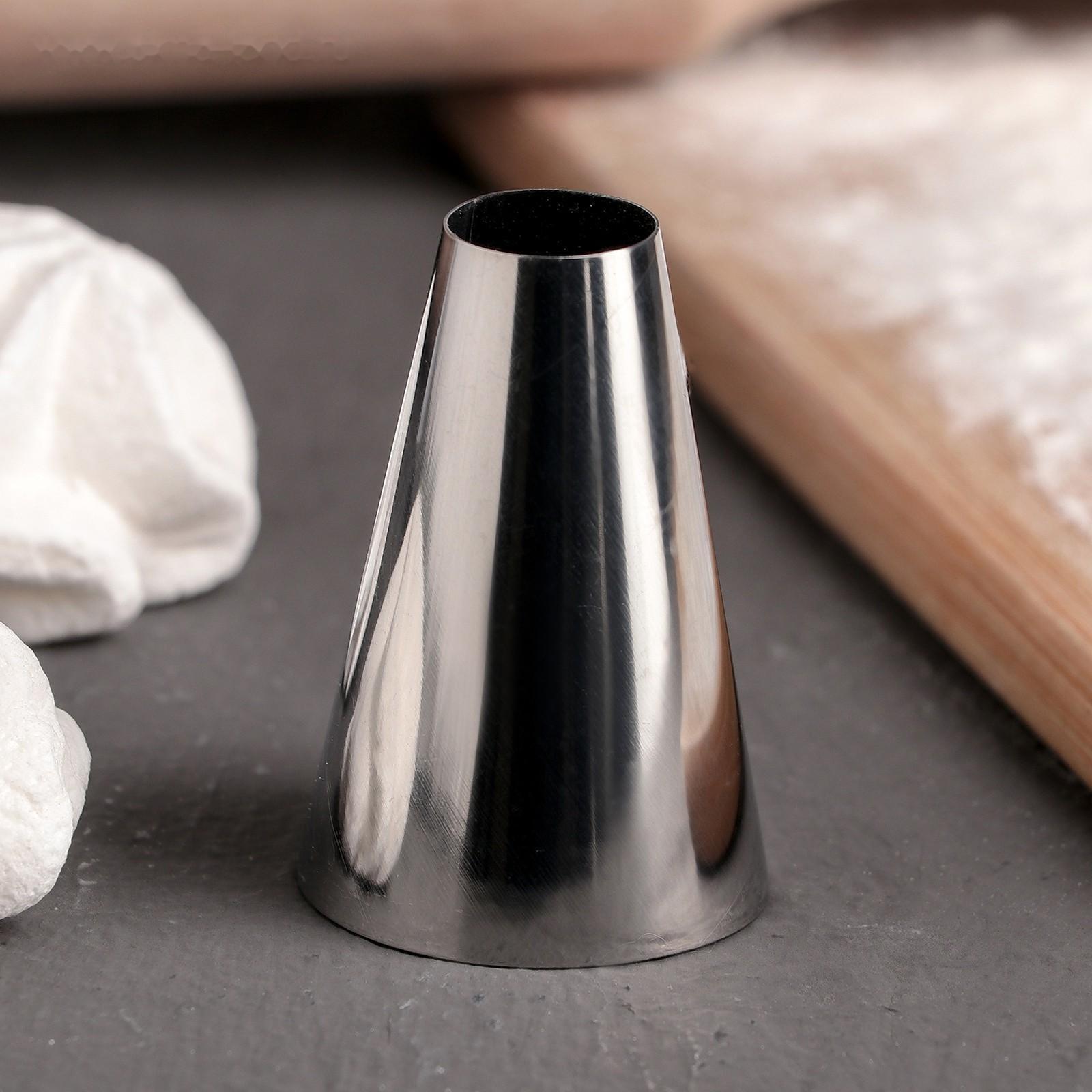 Насадка кондитерская, d=3,5 см, выход 1,8 см, нержавеющая сталь