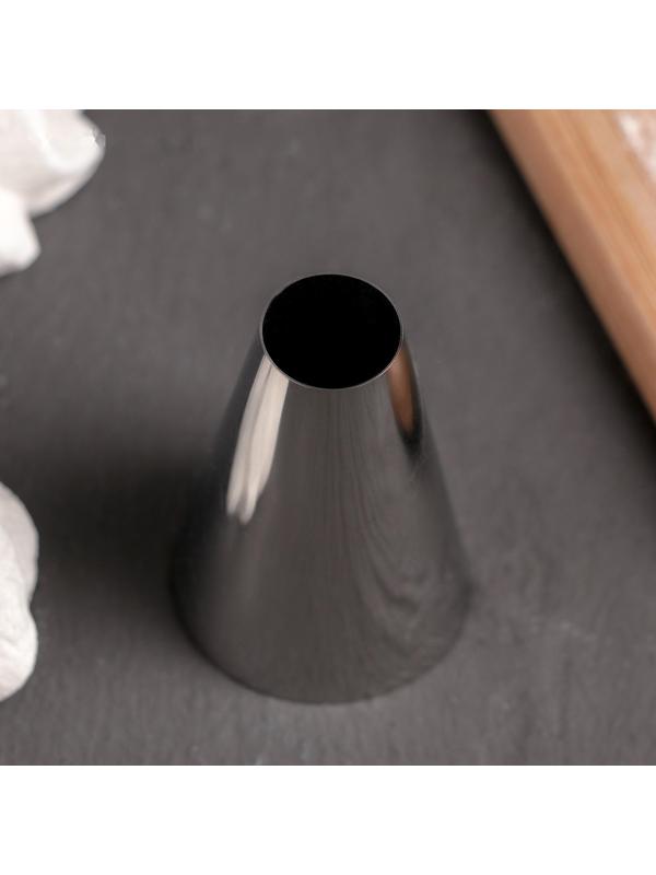 Насадка кондитерская, d=3,5 см, выход 1,8 см, нержавеющая сталь