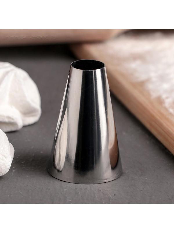 Насадка кондитерская, d=3,5 см, выход 1,8 см, нержавеющая сталь