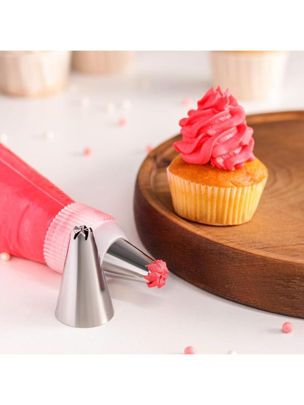 Насадка кондитерская, d=3 см, выход 1,3 см, нержавеющая сталь