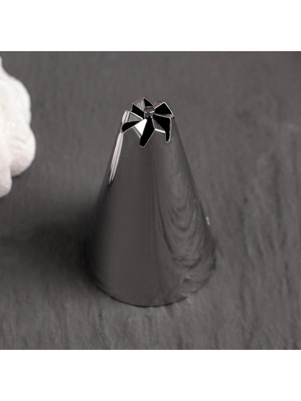 Насадка кондитерская, d=3 см, выход 1,3 см, нержавеющая сталь