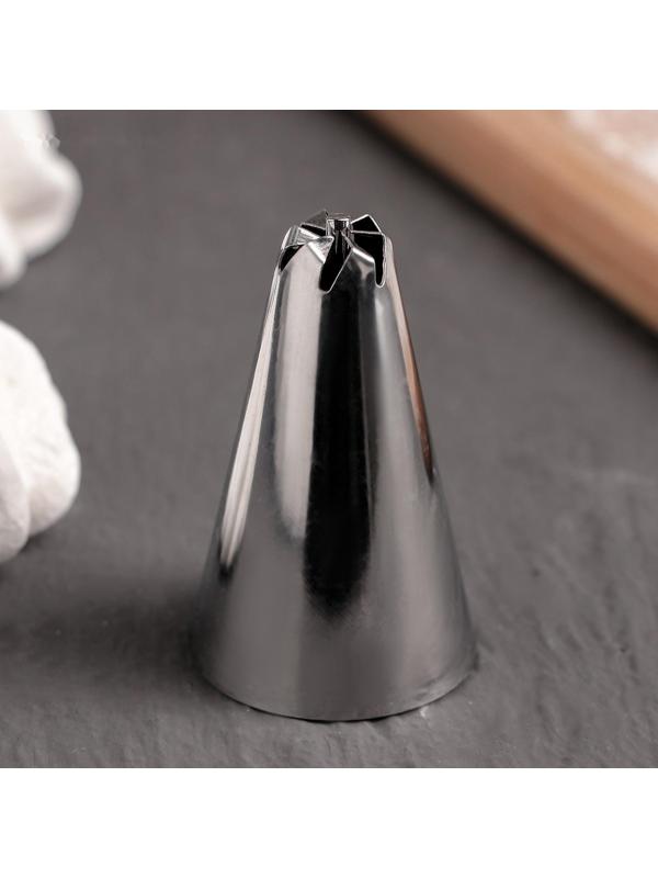 Насадка кондитерская, d=3 см, выход 1,3 см, нержавеющая сталь