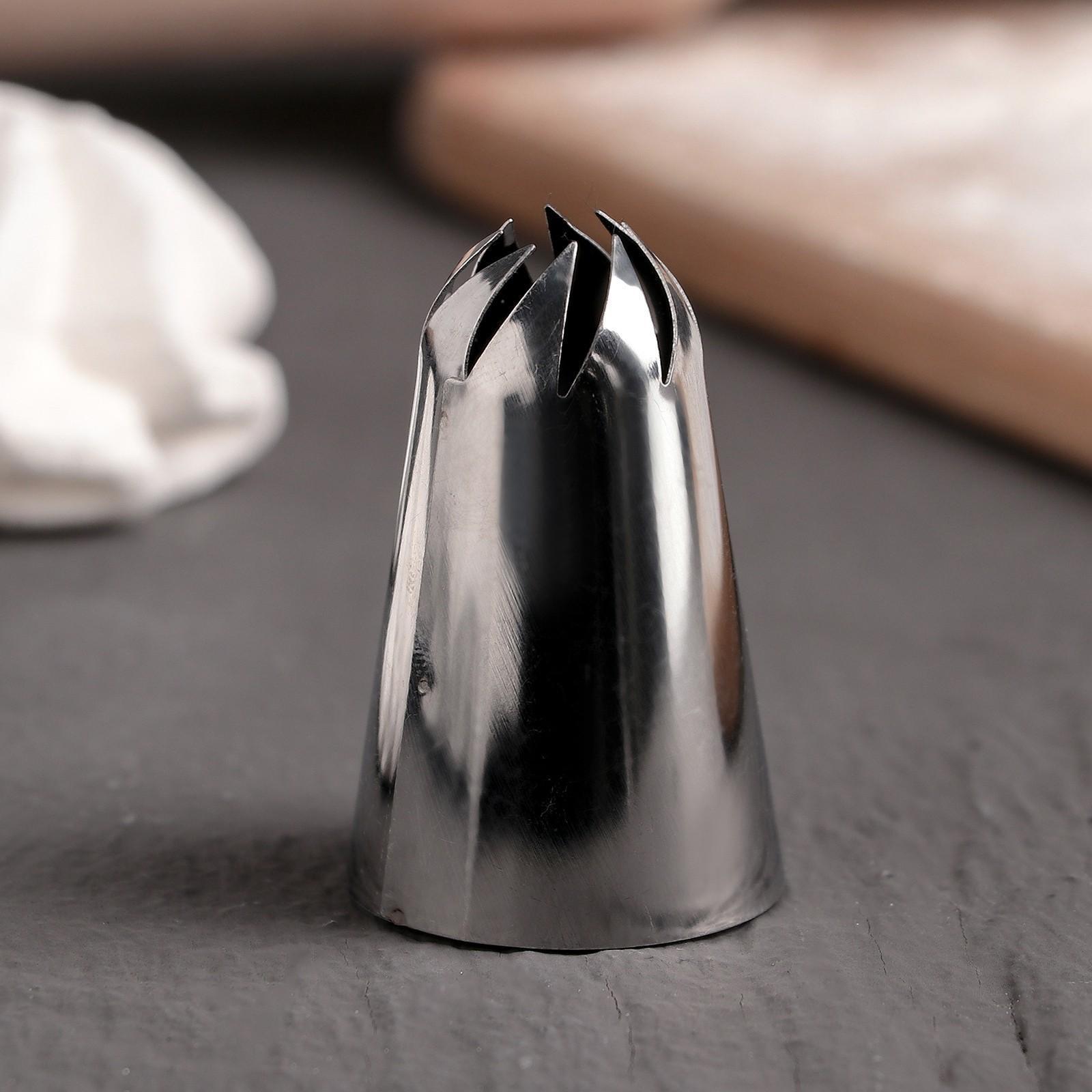 Насадка кондитерская, d=3 см, выход 1,7 см, нержавеющая сталь