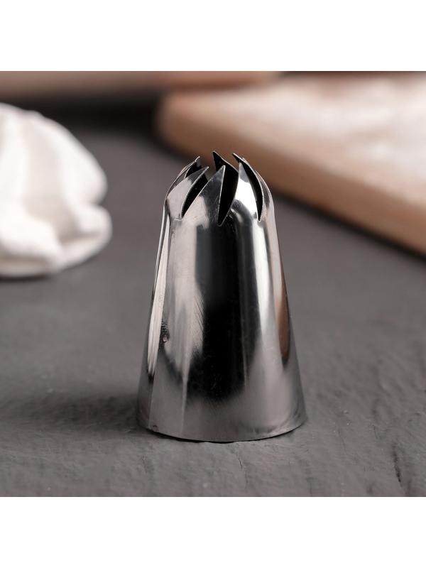 Насадка кондитерская, d=3 см, выход 1,7 см, нержавеющая сталь