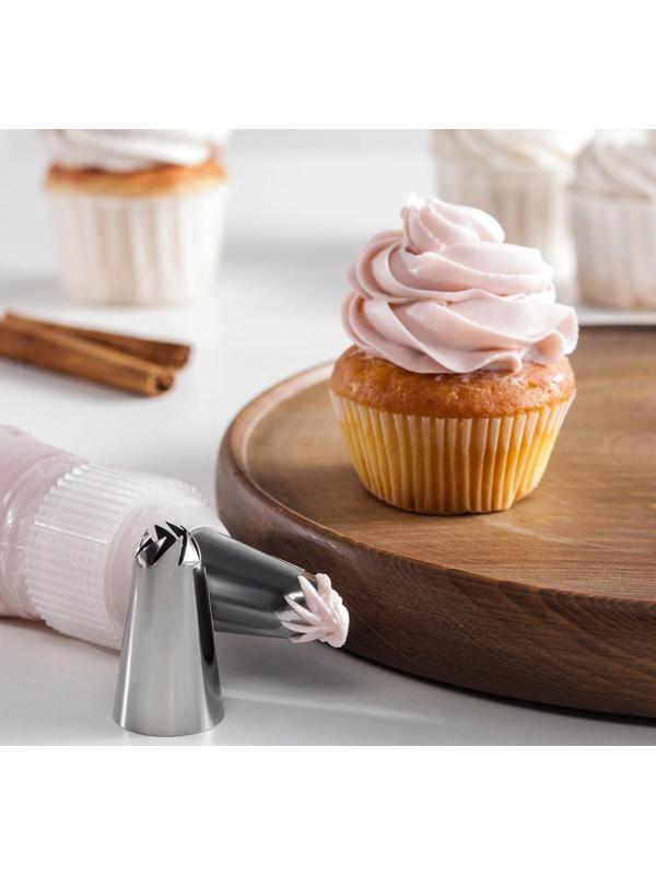 Насадка кондитерская, d=3 см, выход 1,7 см, нержавеющая сталь