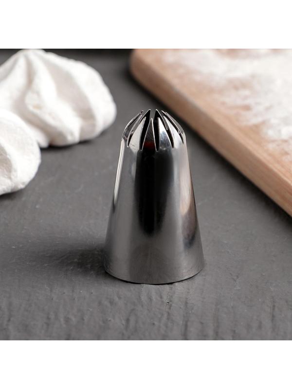 Насадка кондитерская, d=3 см, выход 1,7 см, нержавеющая сталь