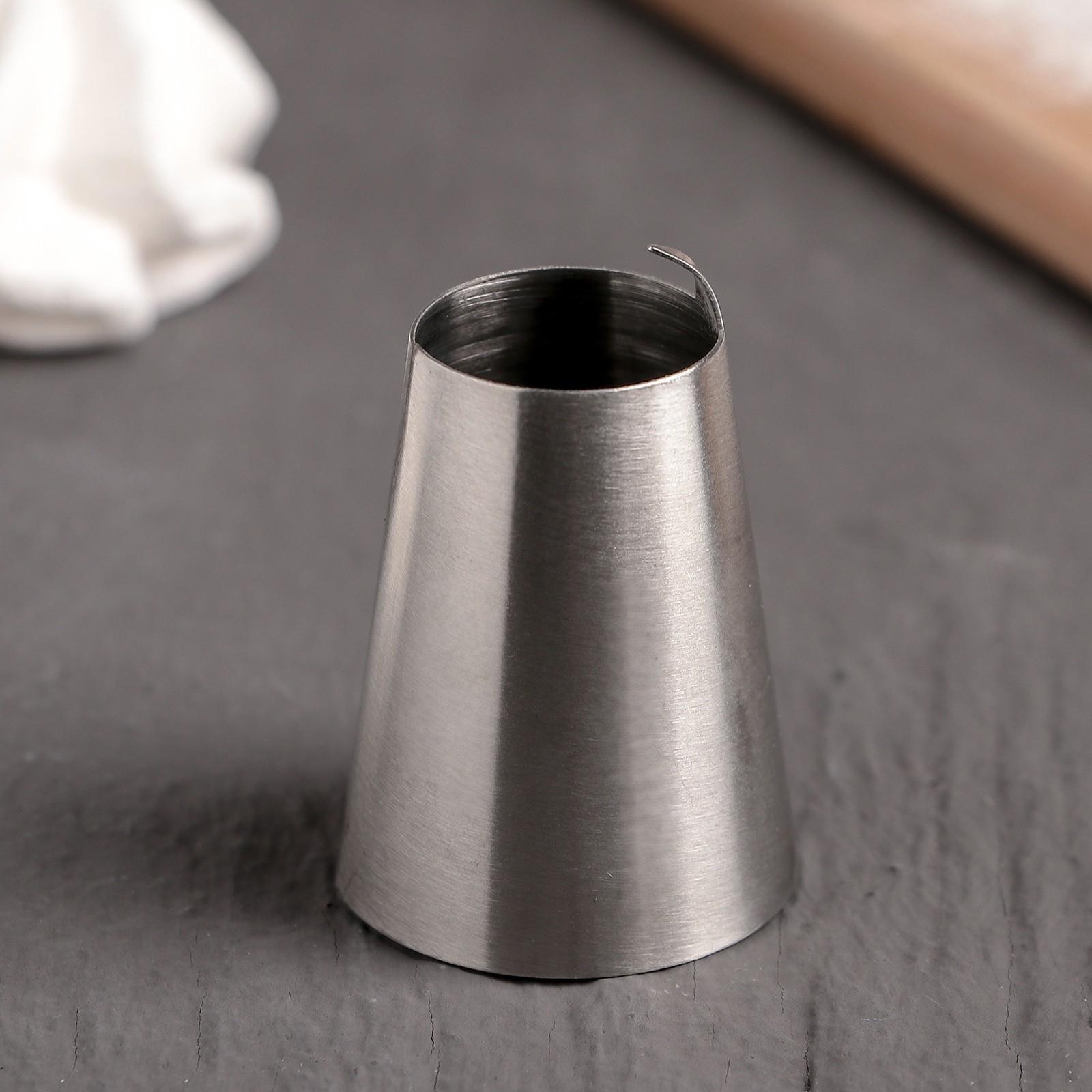 Насадка кондитерская d=4,3 см, выход 2,7 см, нержавеющая сталь