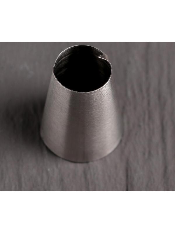 Насадка кондитерская d=4,3 см, выход 2,7 см, нержавеющая сталь