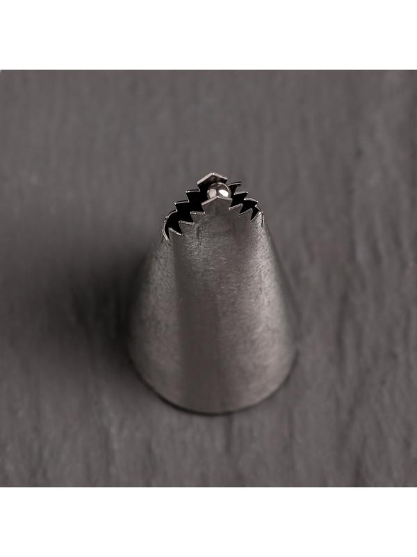 Насадка кондитерская, d=2,5 см, выход 1,5 см, нержавеющая сталь