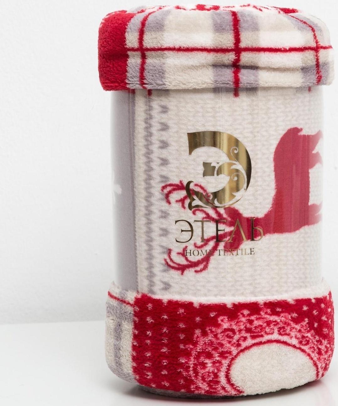 Плед Этель «Скандинавия», 180х200 см, корал-флис