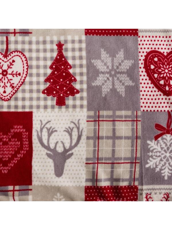 Плед Этель «Скандинавия», 180х200 см, корал-флис