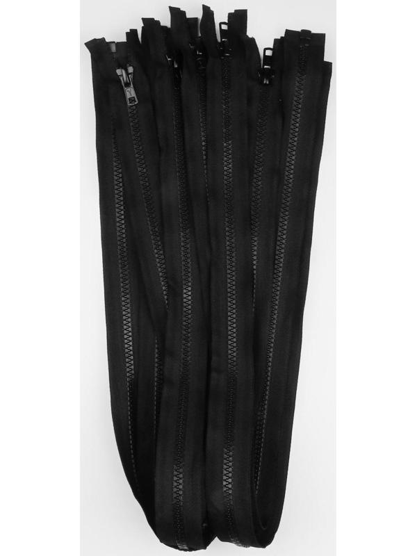 Молния разъёмная «Трактор», №8, замок автомат, 70 см, цвет чёрный