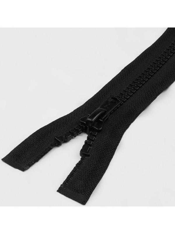 Молния разъёмная «Трактор», №8, замок автомат, 70 см, цвет чёрный